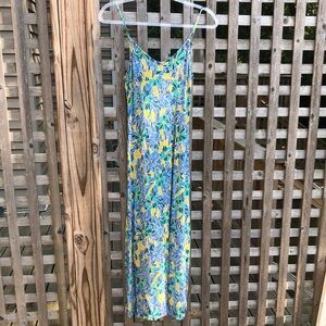 Sadie & Sage Blue and Yellow Floral Dress